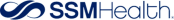 SSM Health logo with blue infinity symbol and text