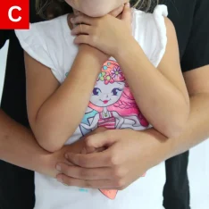 CPR Figure 24 C Grab the fist with your other hand and deliver quick upward thrusts